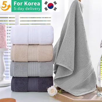 100% 면 타올 세트, 해변 호텔용 샤워 페이스 타올, 고품질 스포츠 타올, 40x80cm, 10 개 상품 이미지