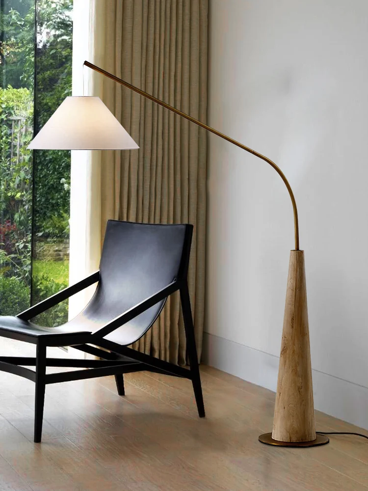 

Напольная Лампа для рыбалки, напольная лампа, для гостиной, в скандинавском стиле, для кабинета, спальни, в японском стиле, Тихий ветер, в стиле ретро, атмосфера, напольная лампа