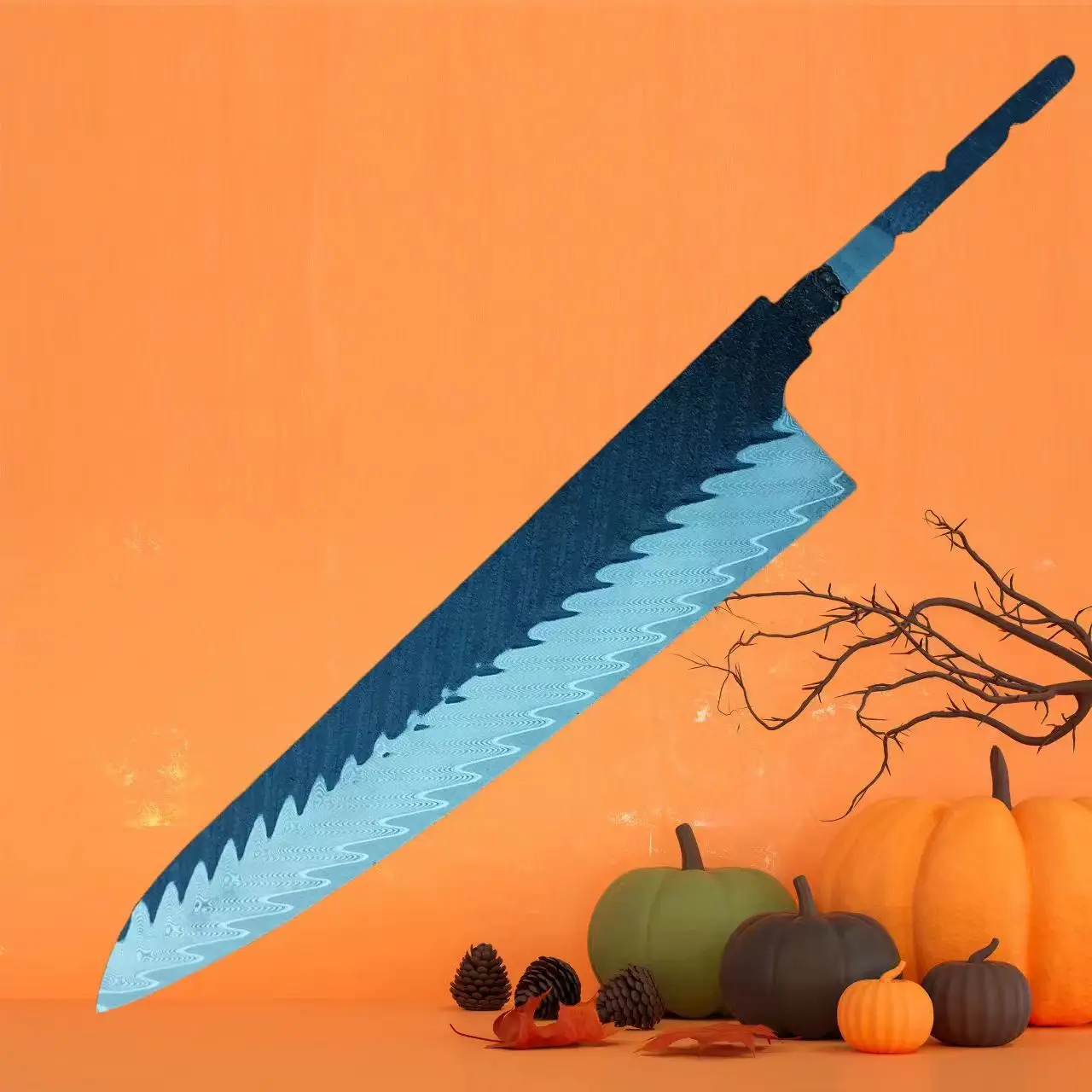 DIY 10 Inch Blade Knife Without Handle Gyutou Chefs Cleaver Sashimi Tynny Slicing Ham 10Cr15MoV Damascus Steel Kitchen Knives
DIY 10 Inch Blade Knife Without Handle Gyutou Chefs Cleaver Sashimi Tynny Slicing Ham 10Cr15MoV Damascus Steel Kitchen Knives