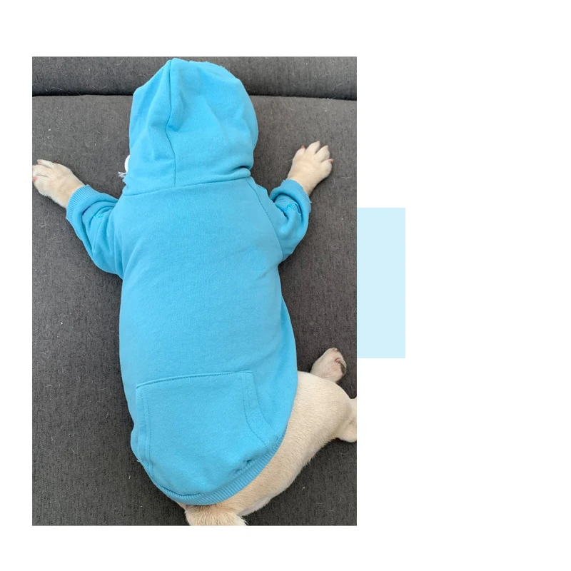 Mode coton bouledogue français automne sweats à capuche chauds pour petits chiens vêtements pour animaux de compagnie Chihuahua PDPCostume Yorkshire S-4XL en déclin Mode coton bouledogue français automne sweats à capuche chauds pour petits chiens vêtements pour animaux de compagnie Chihuahua PDPCostume Yorkshire S-4XL en déclin