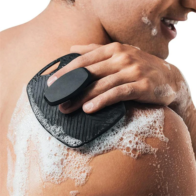 

Body Buffer Silicone Scrubber Portable Wall Mountable Shampoo Bath Brush Nourishing Cleaning Exfoliating Skin Care for man woman
