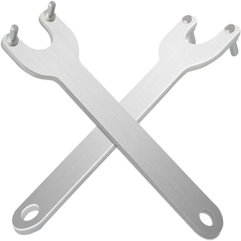 2pcs Silver Angle Grinder Spanner Wrench Carbon Steel 5.5in*0.78in Angle Grinder Accessories Angle Grinder Tools Worker
2pcs Silver Angle Grinder Spanner Wrench Carbon Steel 5.5in*0.78in Angle Grinder Accessories Angle Grinder Tools Worker