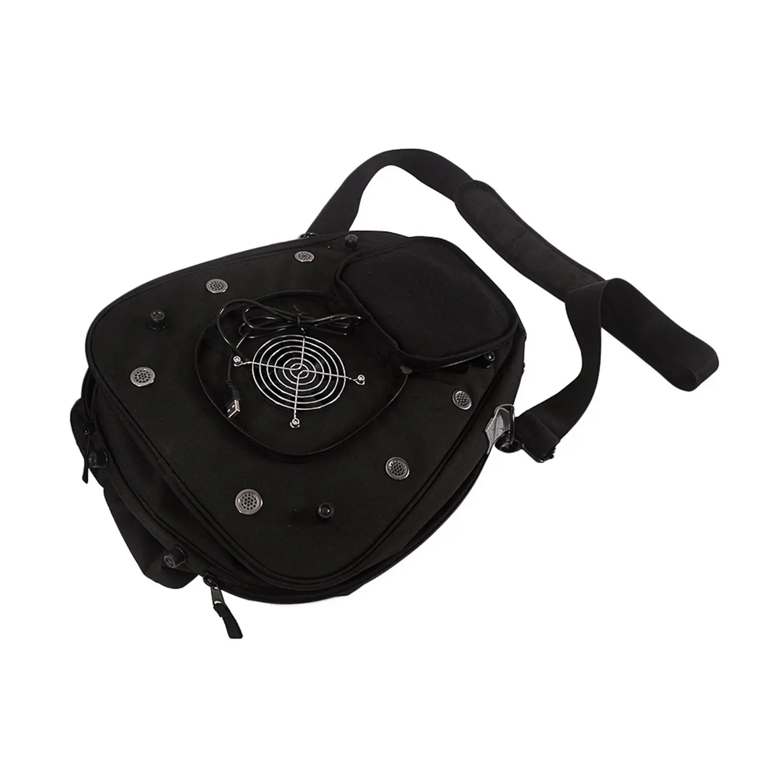 

Motorcycle Helmet Bag Cooling Fan for Daily Commuting Mountaineering