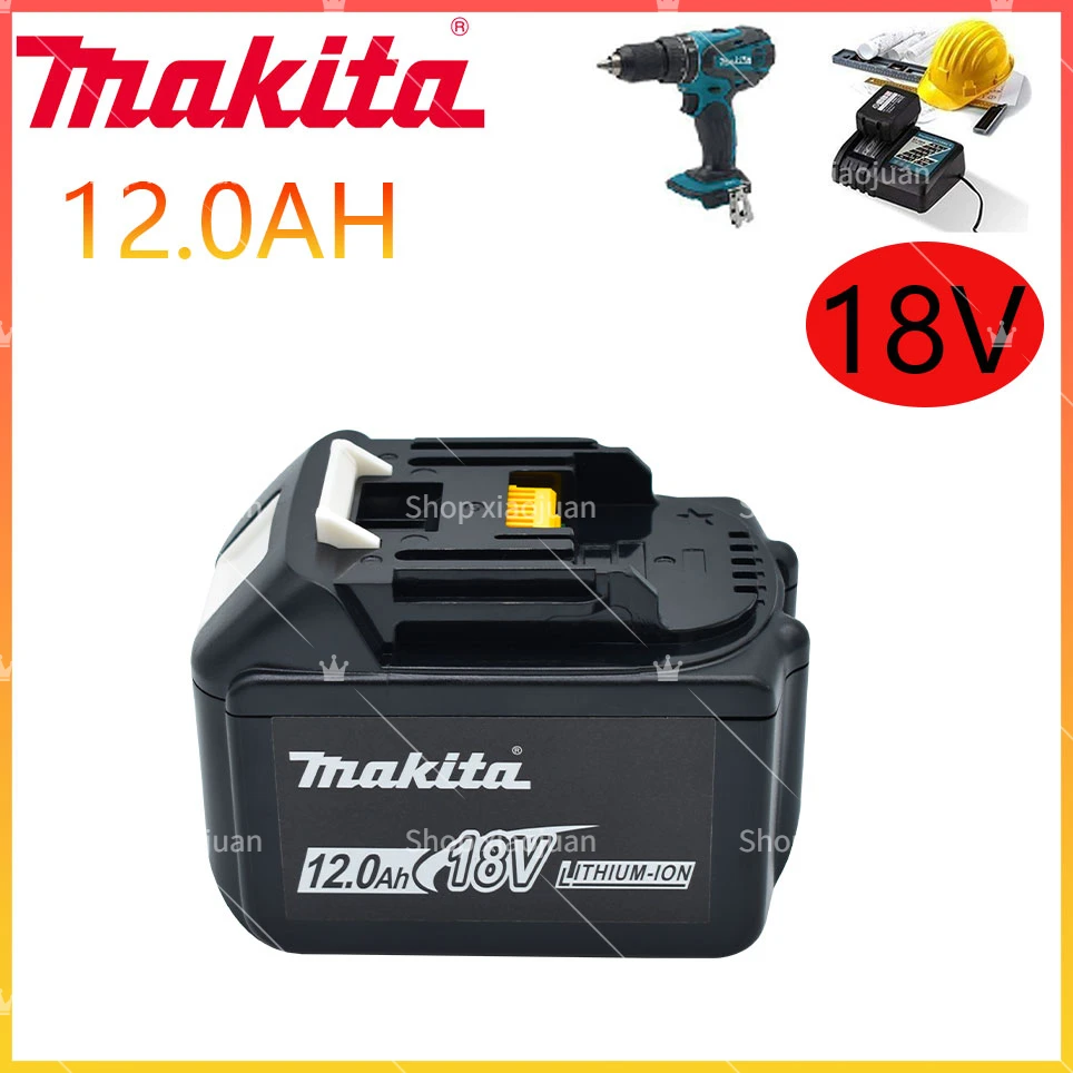 100% original Makita 18V 12.0Ah Rechargeable Power Tool Battery With LED Li-ion Replacement LXT BL1860B BL1860 BL1850
100% original Makita 18V 12.0Ah Rechargeable Power Tool Battery With LED Li-ion Replacement LXT BL1860B BL1860 BL1850
