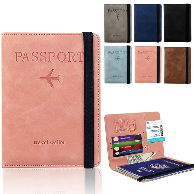 PU RFID Passport Cover Credit ID Card Wallet Waterproof Document Business Bandage Passport Holder Travel Multifunction Protector
PU RFID Passport Cover Credit ID Card Wallet Waterproof Document Business Bandage Passport Holder Travel Multifunction Protector