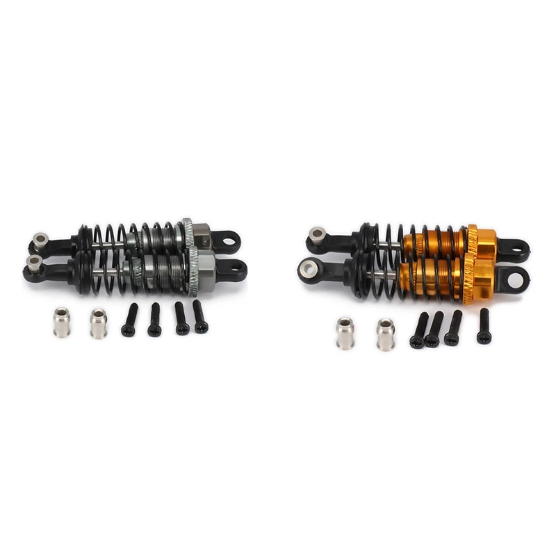 4X масляный Регулируемый 65 мм амортизатор для Wltoys A959 A969 A979 Hpi Hsp Traxxas Losi Tamiya, титан и желтый
4X масляный Регулируемый 65 мм амортизатор для Wltoys A959 A969 A979 Hpi Hsp Traxxas Losi Tamiya, титан и желтый