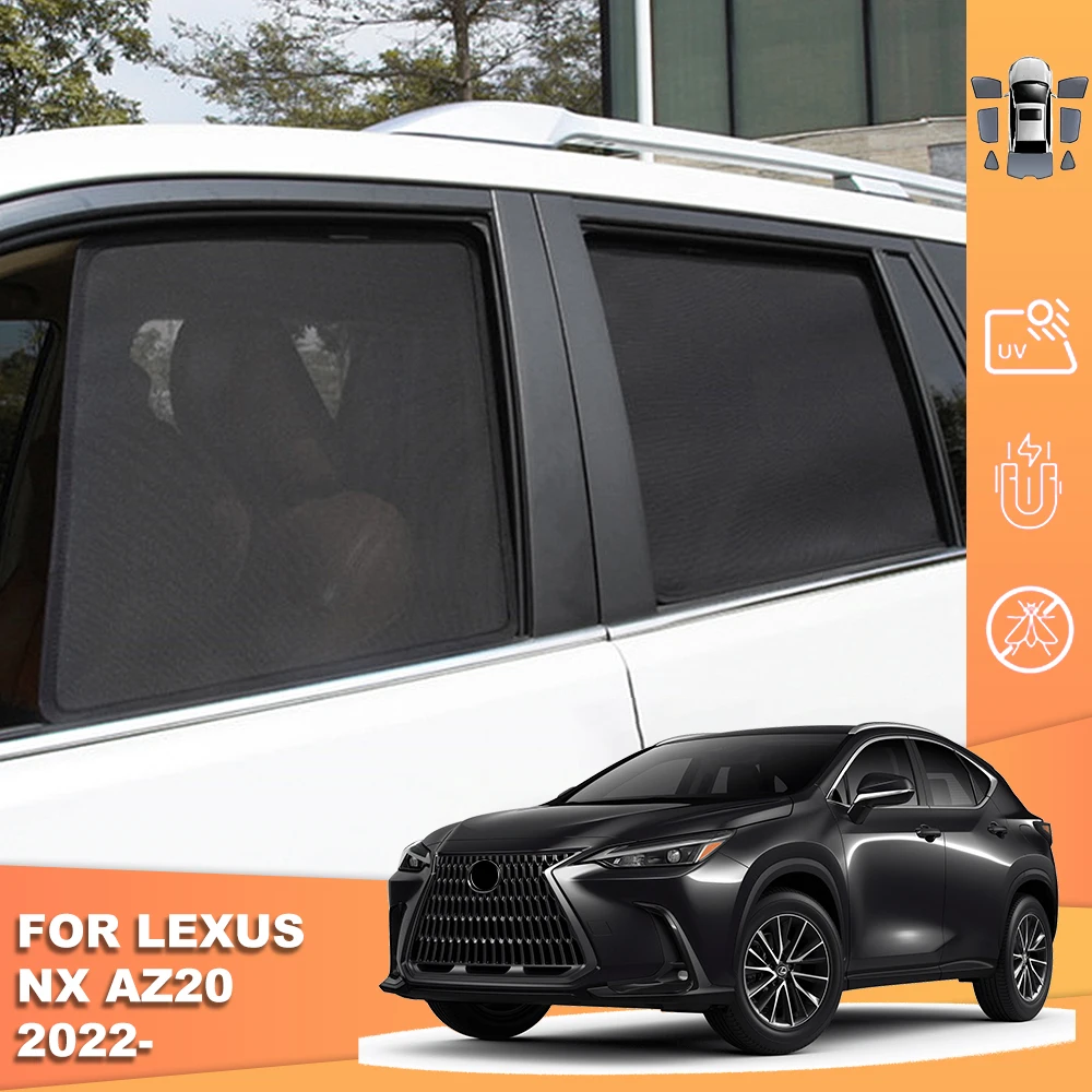 For Lexus NX AZ20 2022 2023 2024 Magnetic Car Sunshade Shield Front Windshield Curtain Rear Side Baby Window Sun Shade Visor
For Lexus NX AZ20 2022 2023 2024 Magnetic Car Sunshade Shield Front Windshield Curtain Rear Side Baby Window Sun Shade Visor