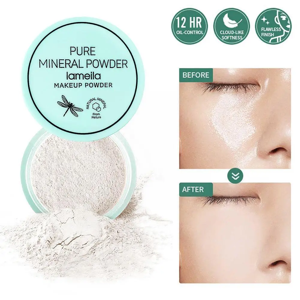 Translucent Makeup Loose Powder Makeup Powder Mineral Long Shrink Lasting Waterproof Oil-control Powder Cosmetic Pores W9X3
Translucent Makeup Loose Powder Makeup Powder Mineral Long Shrink Lasting Waterproof Oil-control Powder Cosmetic Pores W9X3