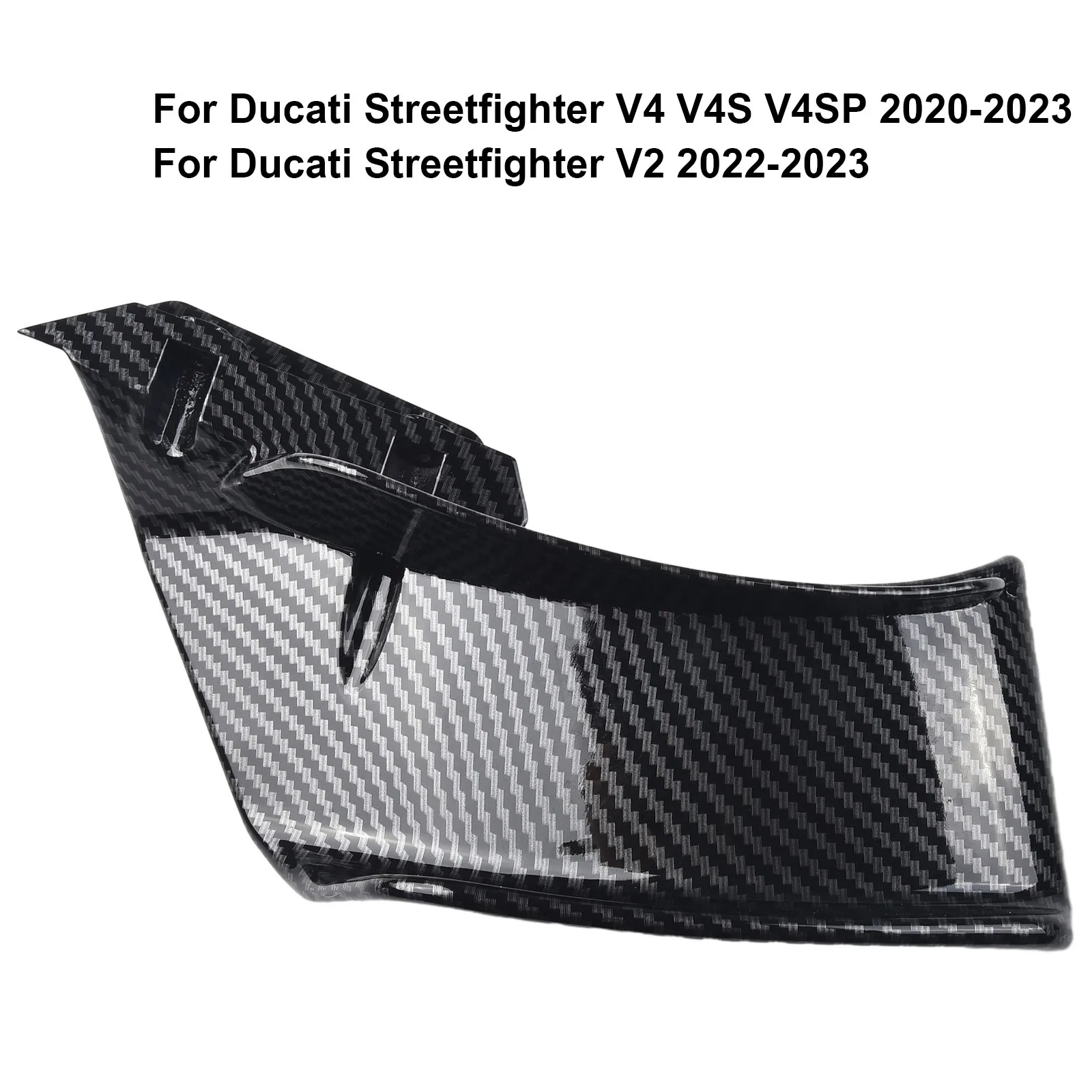 4Pcs/set Carbon Fiber Spoiler Fxed Winglets Wings For Ducati Streetfighter V4 V4S V4SP 2020-2023 For Streetfighter V2 2022-2023
4Pcs/set Carbon Fiber Spoiler Fxed Winglets Wings For Ducati Streetfighter V4 V4S V4SP 2020-2023 For Streetfighter V2 2022-2023