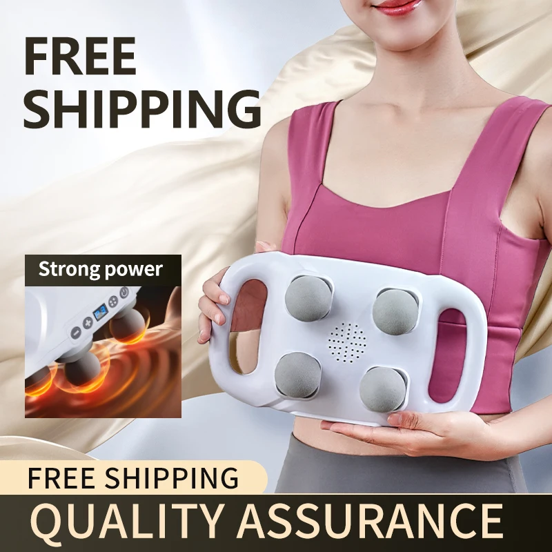 Four Head Fascia Gun Wireless Waist and Back Massager High-frequency Vibration Relaxation Massager Shoulder and Calf Massage Gun
Four Head Fascia Gun Wireless Waist and Back Massager High-frequency Vibration Relaxation Massager Shoulder and Calf Massage Gun