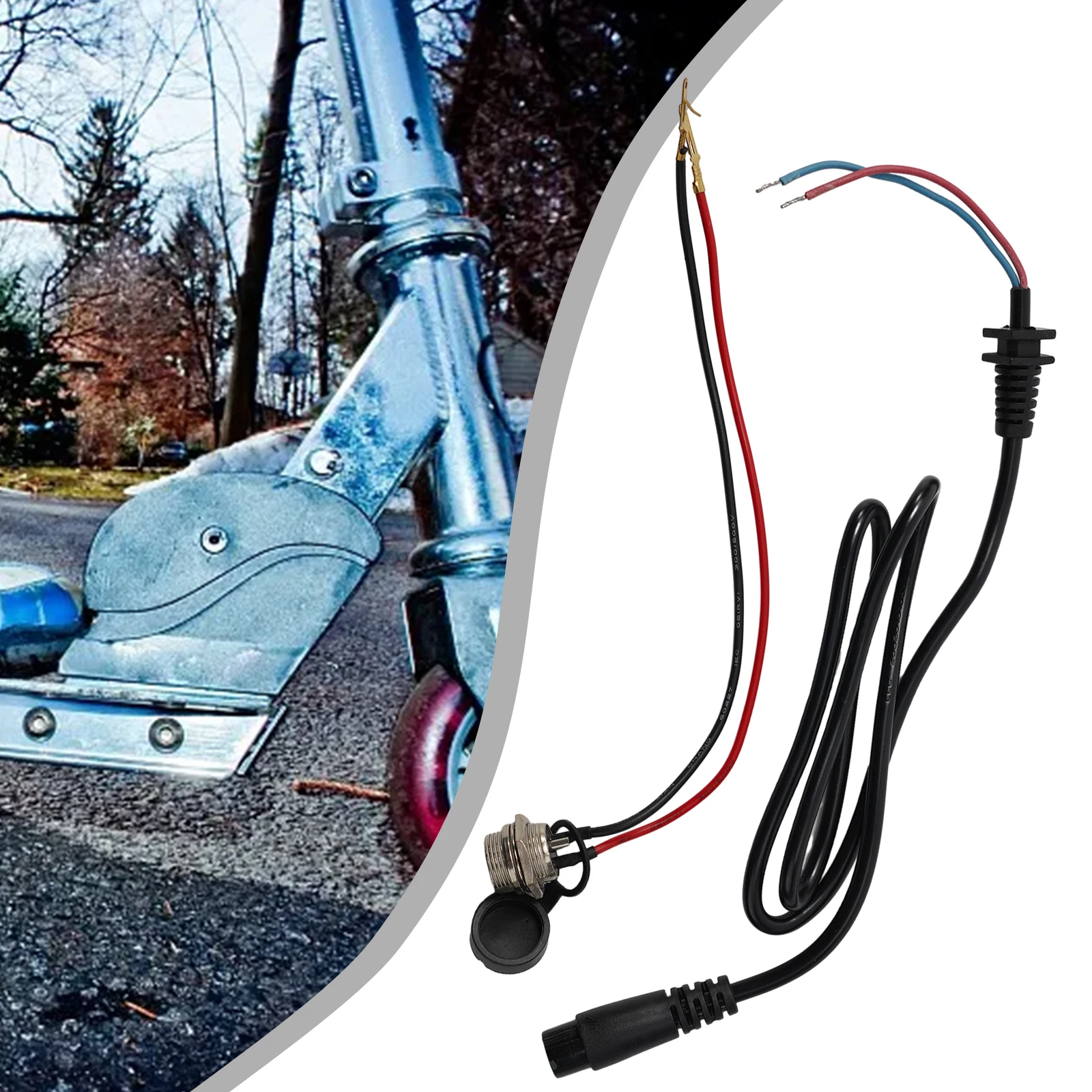 Electric Scooter Supply Battery Charging 3 Pin Prong Inline Connector Jack Socket Head Three-hole Charging Port Accessories
Electric Scooter Supply Battery Charging 3 Pin Prong Inline Connector Jack Socket Head Three-hole Charging Port Accessories