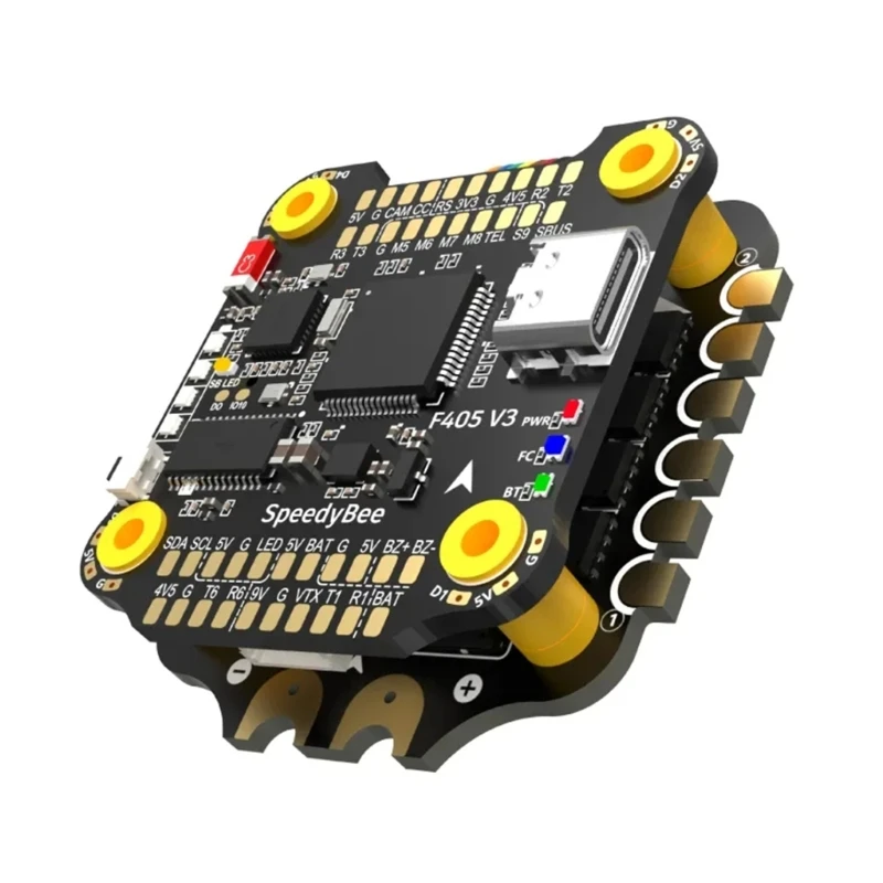 

F405 Flight Controller Stack SpeedyBee F405V3 3-6S FCESC FPV Stack for FPVFreestyle DroneModel with 50A 4in1ESC