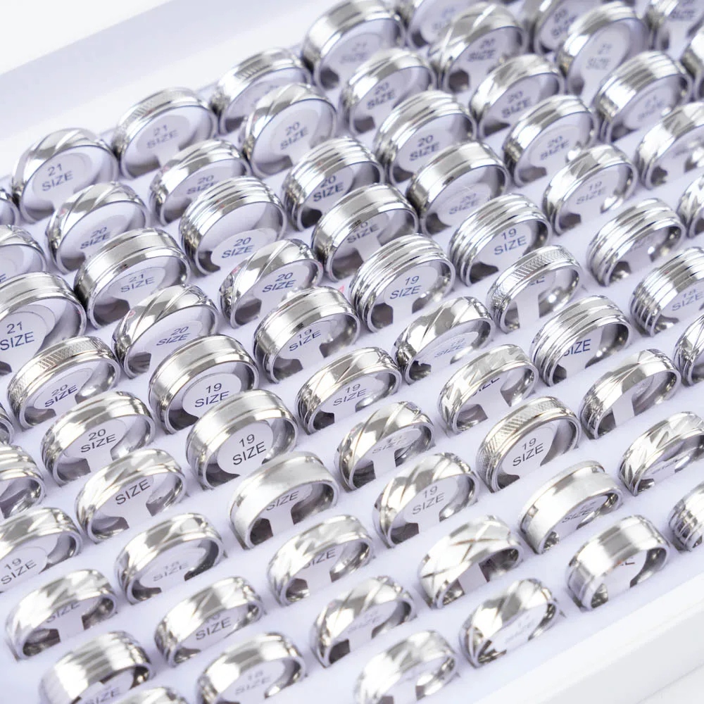 10/20Pcs/Lot Fashion Heart Stripe Stainless Steel Love Rings For Men Women Mix Style Party Gifts Jewelry Accessories 12 Mallzona Sc4d2a38d25734c3fbe3aff1dde2b4c34H 10/20Pcs/Lot Fashion Heart Stripe Stainless Steel Love Rings For Men Women Mix Style Party Gifts Jewelry Accessories Mallzona