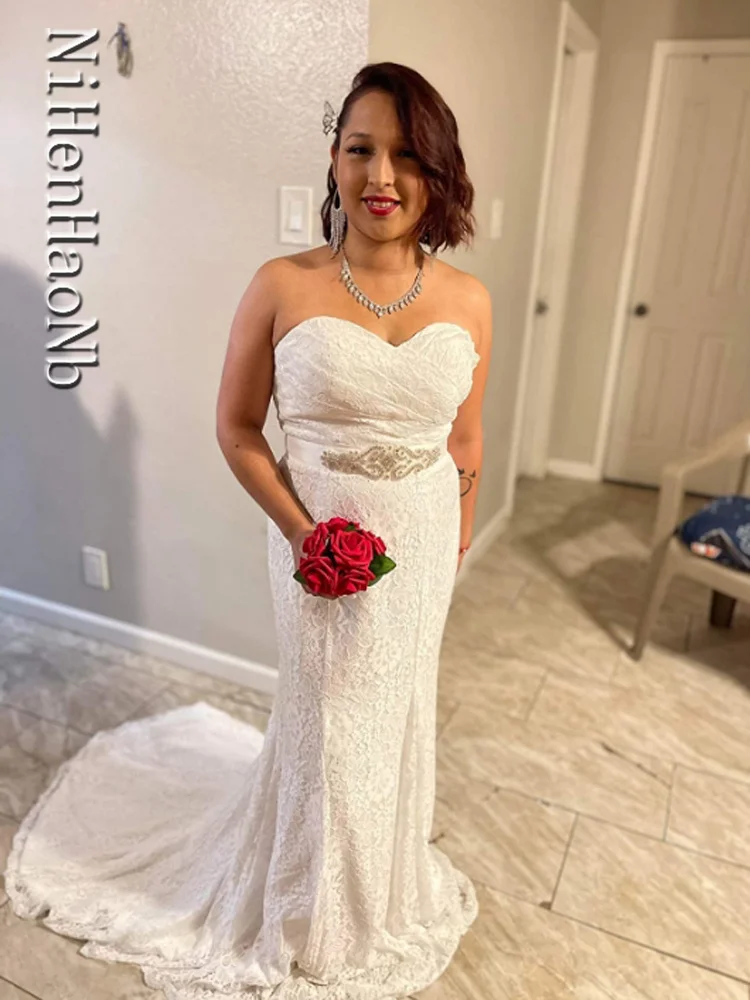 Women's Lace Mermaid Bridal Wedding Dresses Vestido De Noiva 2023 Robe Mariage Gown Bridal Dresses for Women
Women's Lace Mermaid Bridal Wedding Dresses Vestido De Noiva 2023 Robe Mariage Gown Bridal Dresses for Women