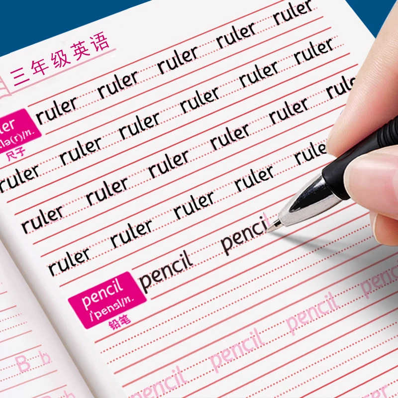 Grades 3-6 Students Practice Copybook Learn English Composition Reuse Writing Alphabet Handwriting Practice Calligraphy Book
Grades 3-6 Students Practice Copybook Learn English Composition Reuse Writing Alphabet Handwriting Practice Calligraphy Book