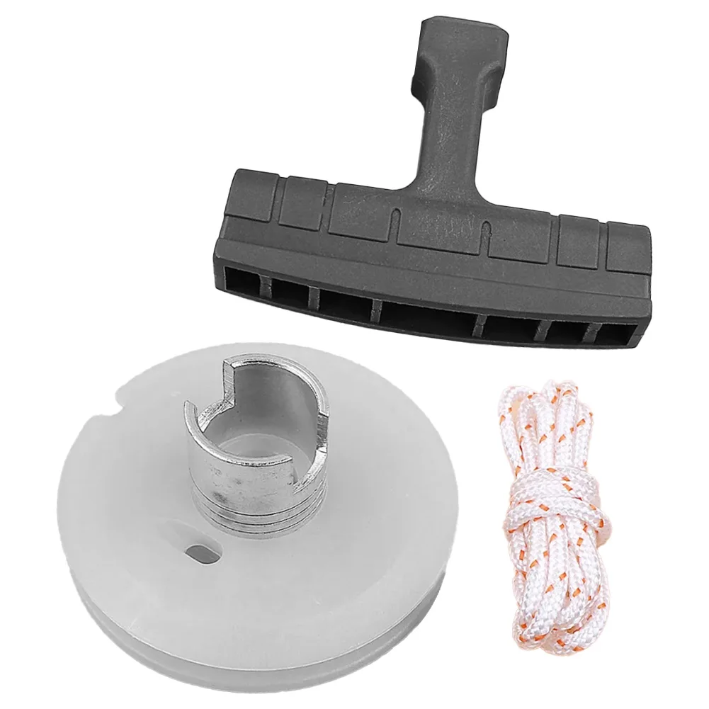 Pulley Handle Rope Spares Recoil Starter Kit For Chainsaws 266 268 272 268 272 61 66 Garden Power Tool Accessories
Pulley Handle Rope Spares Recoil Starter Kit For Chainsaws 266 268 272 268 272 61 66 Garden Power Tool Accessories