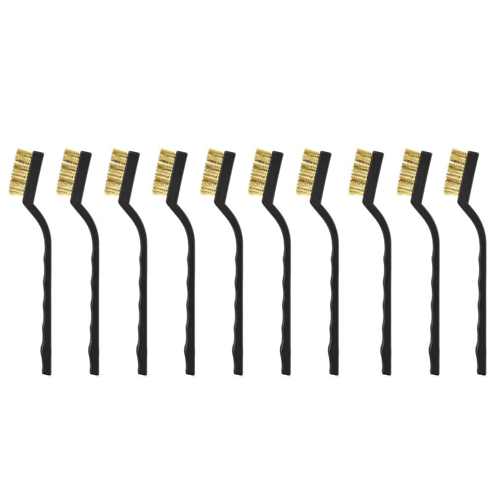 Wire Toothbrush Cleaning Brush Parts Maintenance Small Stainless Steel Tools 10pcs 7inch Black Copper Wire Manual Plastic Handle
Wire Toothbrush Cleaning Brush Parts Maintenance Small Stainless Steel Tools 10pcs 7inch Black Copper Wire Manual Plastic Handle