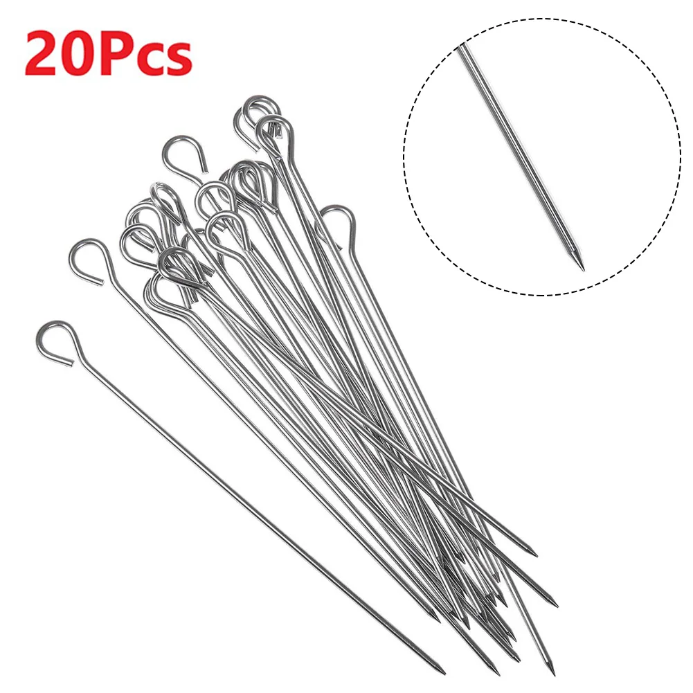 20pcs BBQ Needle Meat String Sign Bbq Grills Barbecue Stainless Steel Skewers Barbecue Tools Kebab Sticks Outdoor Tools
20pcs BBQ Needle Meat String Sign Bbq Grills Barbecue Stainless Steel Skewers Barbecue Tools Kebab Sticks Outdoor Tools