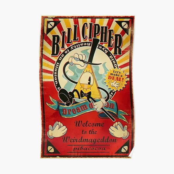 Bill Cipher Poster Decor Home Vintage Art Mural Picture Room Wall Painting Print Modern Funny Decoration No Frame
Bill Cipher Poster Decor Home Vintage Art Mural Picture Room Wall Painting Print Modern Funny Decoration No Frame