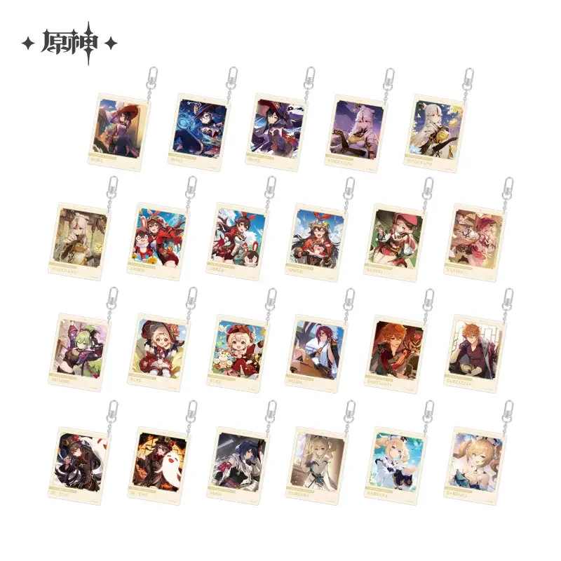 Presale Sunsyea Genshin Impact официальный Merch miHoYo оригинальный акриловый брелок из серии день рождения Кли тартаглия Ху Тао Барбара
Presale Sunsyea Genshin Impact официальный Merch miHoYo оригинальный акриловый брелок из серии день рождения Кли тартаглия Ху Тао Барбара