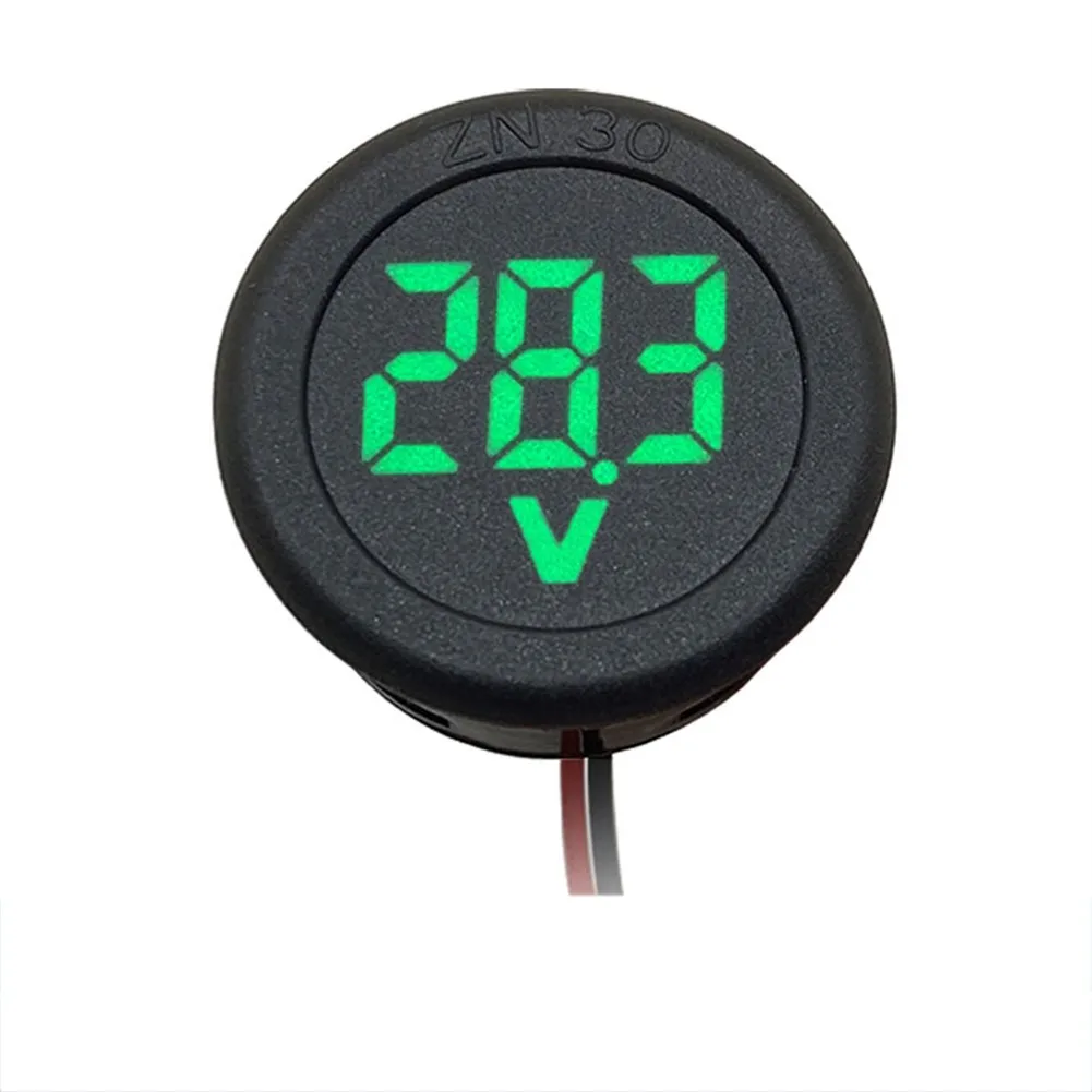 DC5-100V Two-wire Circular Voltmeter Digital Voltmeter LED Display Round Car Voltmeter Electrical Equipment Supplies
DC5-100V Two-wire Circular Voltmeter Digital Voltmeter LED Display Round Car Voltmeter Electrical Equipment Supplies