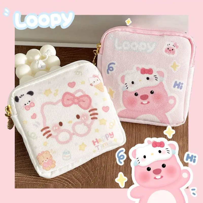 Girly Heart Hello Kitty Kawaii Anime Sanrio Storage Bag Cute Cartoon Portable Canvas Bag Wallet Lovely Toys Gifts for Girls
Girly Heart Hello Kitty Kawaii Anime Sanrio Storage Bag Cute Cartoon Portable Canvas Bag Wallet Lovely Toys Gifts for Girls
