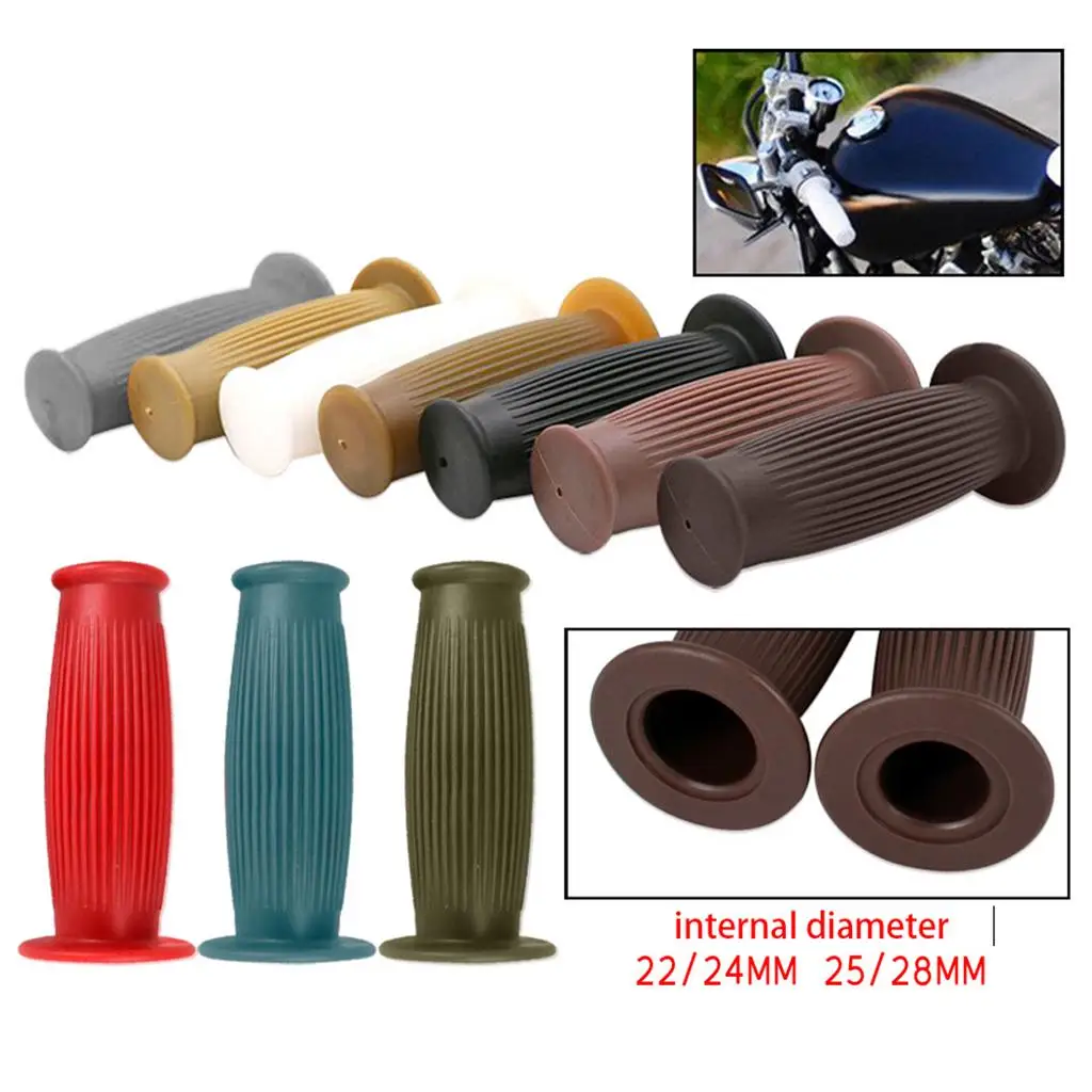 Пара универсальных ручек для мотоциклов в стиле ретро 
Пара универсальных ручек для мотоциклов в стиле ретро