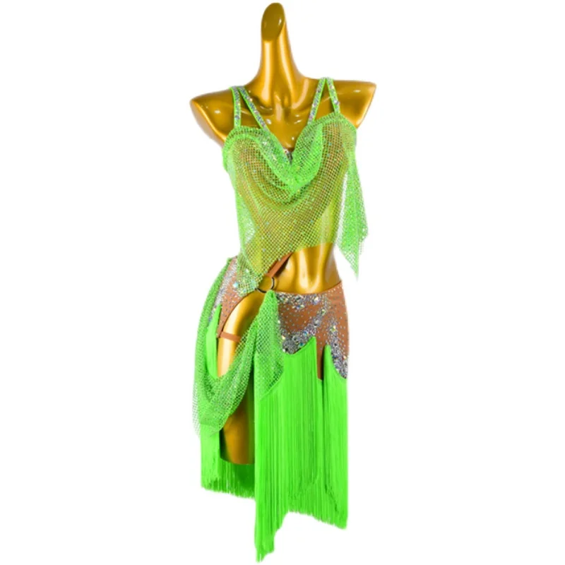 Customization New Children's Girls Latin Dance Dress Adult Women's Latin Performance Dress Upscale Competition Dresses
Customization New Children's Girls Latin Dance Dress Adult Women's Latin Performance Dress Upscale Competition Dresses