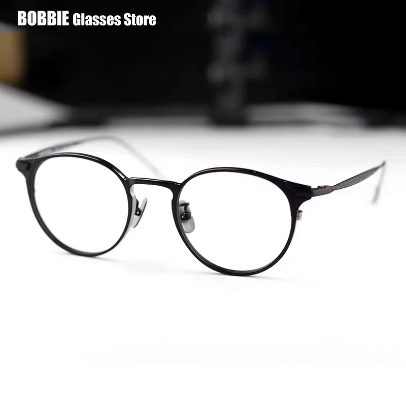 Fashion Titanium Glasses Frame Men Women Retro Round Japanese Brand UFO061 Circle Prescription Eyeglasses Optical Myopia Eyewear
Fashion Titanium Glasses Frame Men Women Retro Round Japanese Brand UFO061 Circle Prescription Eyeglasses Optical Myopia Eyewear