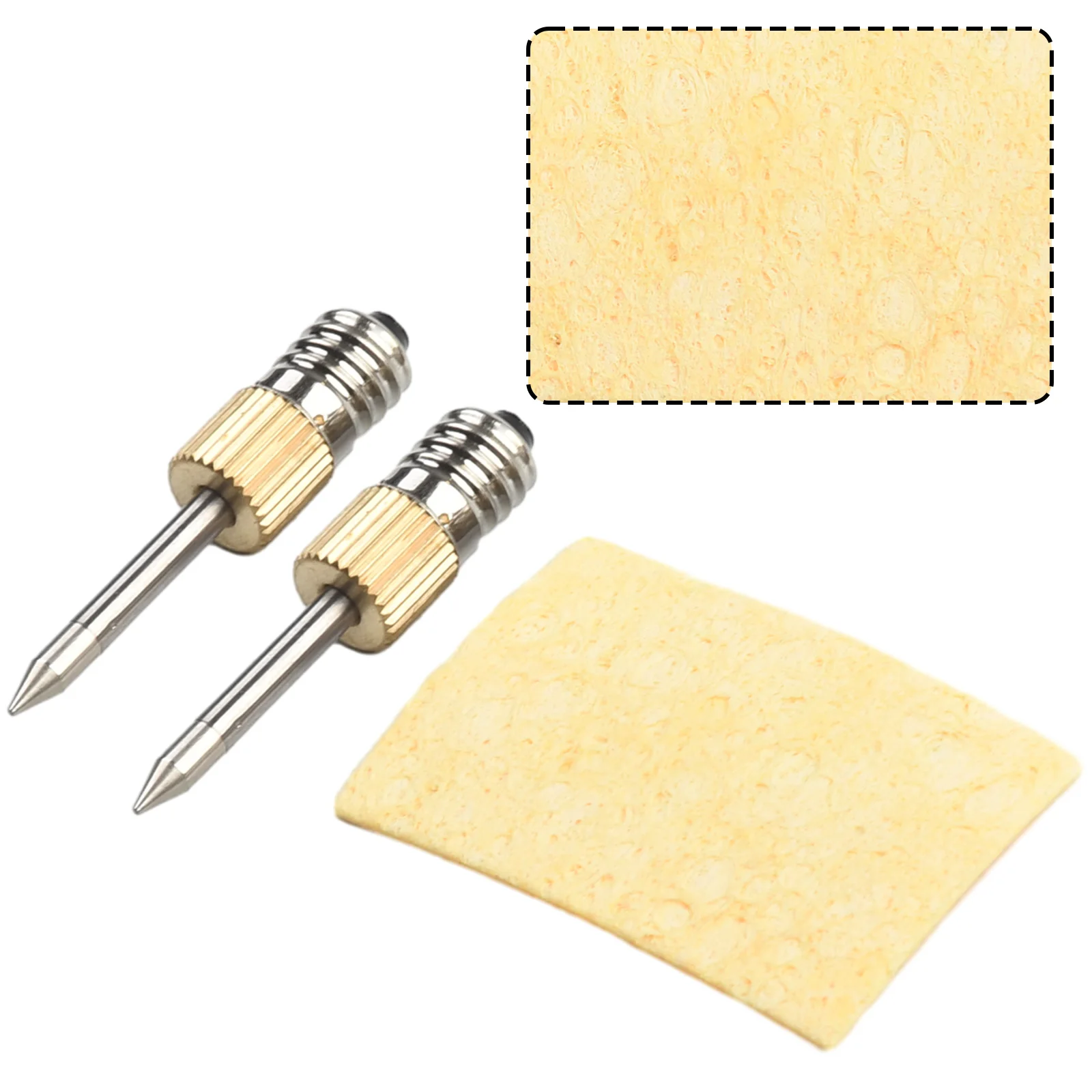 With Sponge Soldering Iron Tip Nozzle Replacement Welding Head Accessories B C K Type E10 Interface Power Tools
With Sponge Soldering Iron Tip Nozzle Replacement Welding Head Accessories B C K Type E10 Interface Power Tools