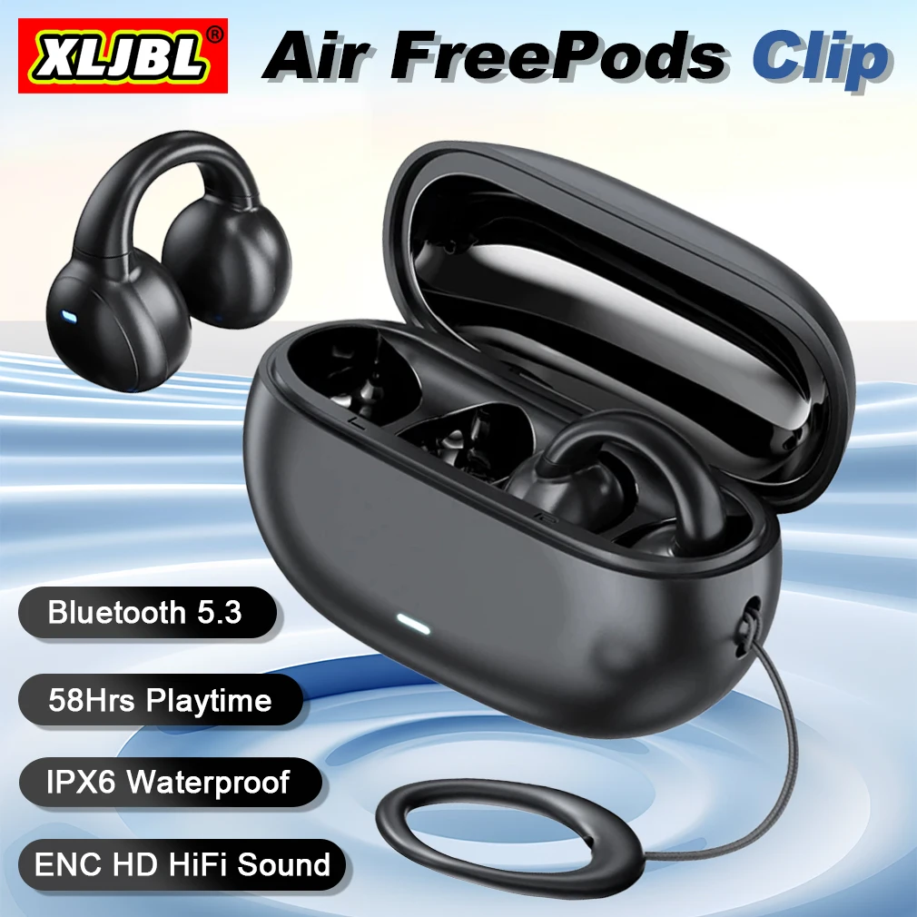 TWS Air FreePods Clip Bluetooth 5.3 Earphone Wireless ENC HiFi Stereo Headsets IPX6 Waterproof Headphone Buds For Huawei Xiaomi
TWS Air FreePods Clip Bluetooth 5.3 Earphone Wireless ENC HiFi Stereo Headsets IPX6 Waterproof Headphone Buds For Huawei Xiaomi