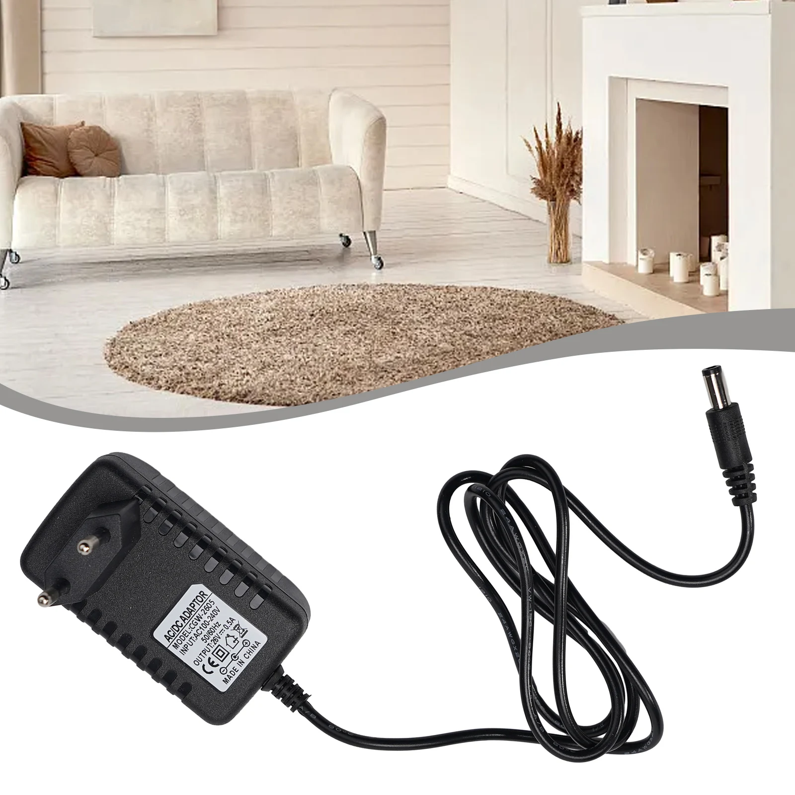 5.5x2.1mm Connector Charging Cable For Grundig VCP3830 Cordless Handheld Vacuum Cleaner 9178016982 Vacuum Cleaner Accessories
5.5x2.1mm Connector Charging Cable For Grundig VCP3830 Cordless Handheld Vacuum Cleaner 9178016982 Vacuum Cleaner Accessories