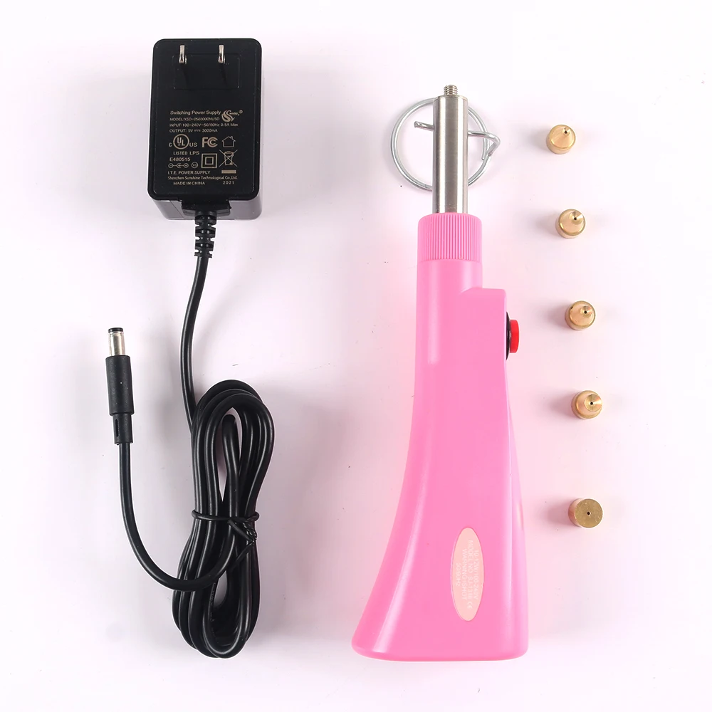 New EU/US plug purple/Pink 5 Seconds Fast Heated! Iron-on Hot Fix Rhinestone Applicator Wand Heat-fix Tool Free Shipping
New EU/US plug purple/Pink 5 Seconds Fast Heated! Iron-on Hot Fix Rhinestone Applicator Wand Heat-fix Tool Free Shipping