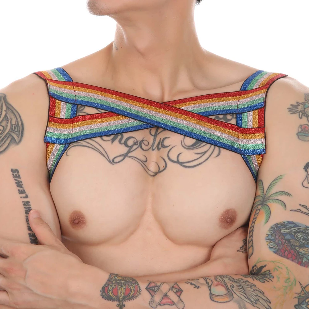 Mens Sexy Body Chest Harness Lingerie Gay Underwear Lingeries Clubwear Belts Elastic Shoulder Strap Vest Stage Halter Bondage
Mens Sexy Body Chest Harness Lingerie Gay Underwear Lingeries Clubwear Belts Elastic Shoulder Strap Vest Stage Halter Bondage
