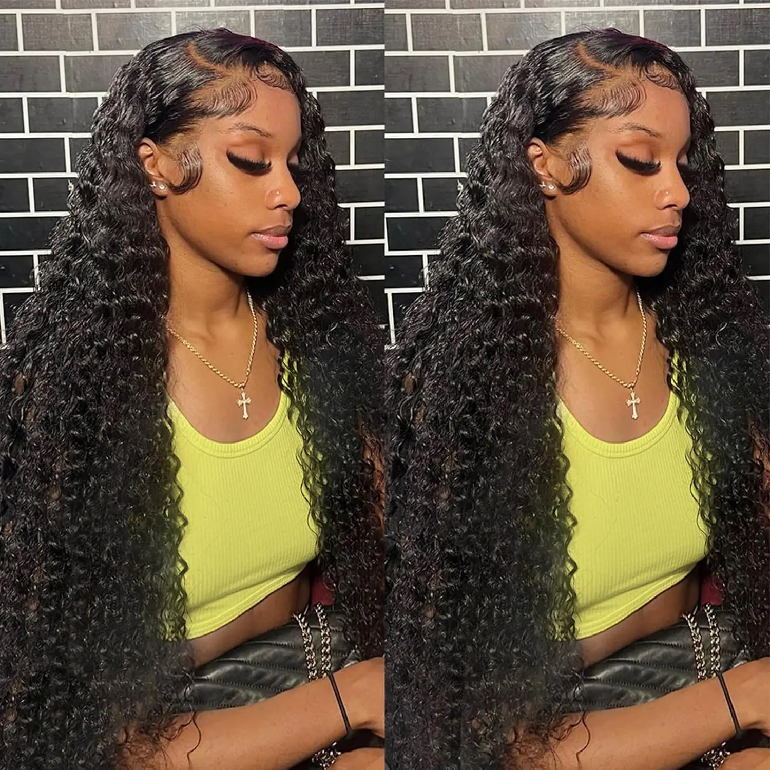 Brazilian 13x4 Deep Wave HD Lace Front Wigs Human Hair Pre Plucked 13x6 Lace Frontal Wigs for Women 4x4 Curly Lace Closure Wig
Brazilian 13x4 Deep Wave HD Lace Front Wigs Human Hair Pre Plucked 13x6 Lace Frontal Wigs for Women 4x4 Curly Lace Closure Wig