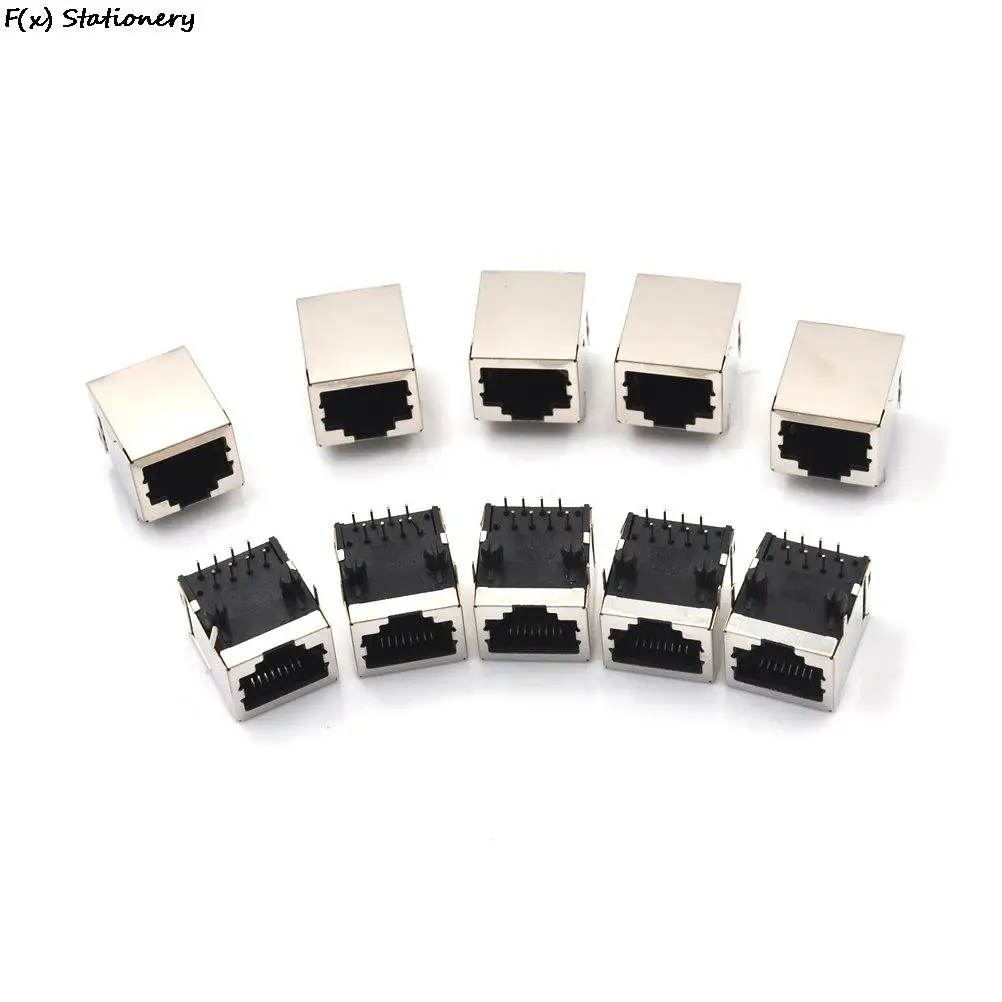 10Pcs/set RJ45 Network Ethernet 8P 8C Female Socket Connectors 8Pin PCB Mount RJ45 8P8C Single Network Port
10Pcs/set RJ45 Network Ethernet 8P 8C Female Socket Connectors 8Pin PCB Mount RJ45 8P8C Single Network Port