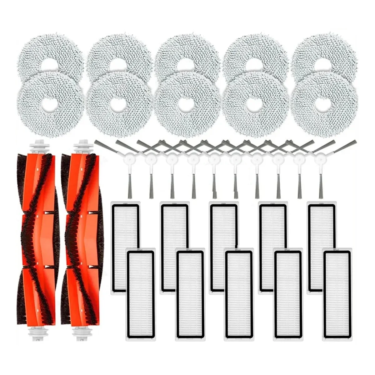 Запчасти для робота-пылесоса Xiaomi S10 + / S10 Plus B105, аксессуары, основная боковая щетка, фильтр НЕРА, тряпичная салфетка для швабры
Запчасти для робота-пылесоса Xiaomi S10 + / S10 Plus B105, аксессуары, основная боковая щетка, фильтр НЕРА, тряпичная салфетка для швабры