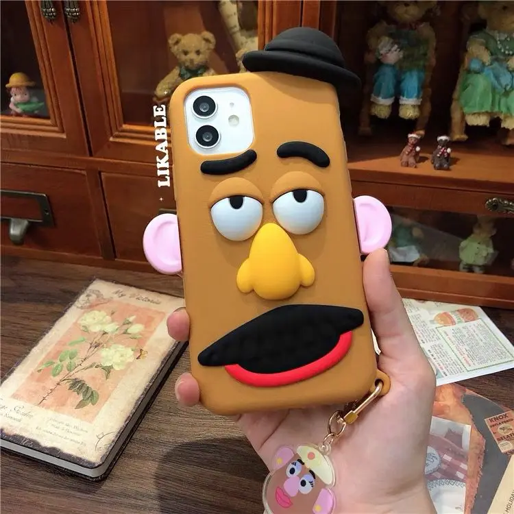 

Funny Ins Korean Ugly Cute Potato Mr. Suitable for IPhone 11/14 Phone Case IPhone 12 Promax Soft 7 8plus/ xr Silicone Phone Case