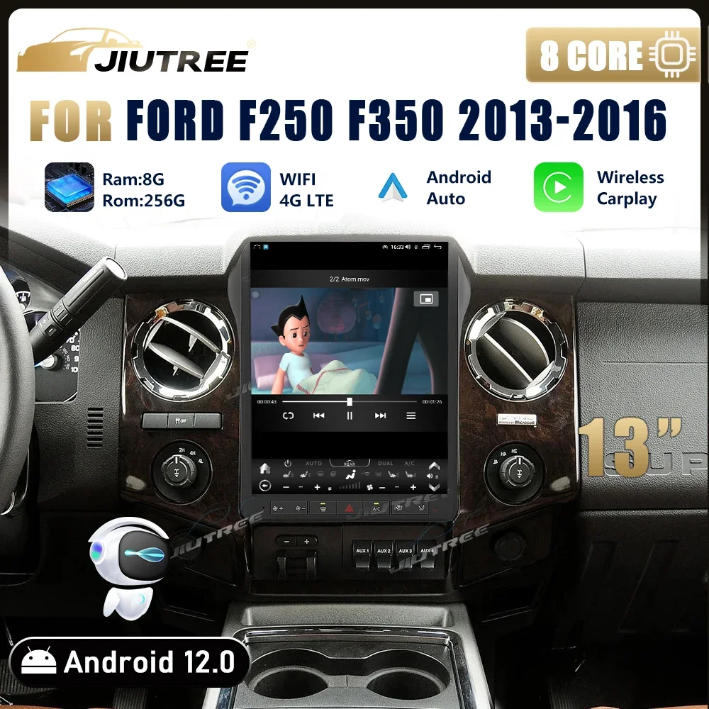 13 Inch 256GB Android 12 Car Radio For Ford F250 F350 2013-2016 Multimedia Player Audio Auto GPS Carplay Navigation Stereo
13 Inch 256GB Android 12 Car Radio For Ford F250 F350 2013-2016 Multimedia Player Audio Auto GPS Carplay Navigation Stereo