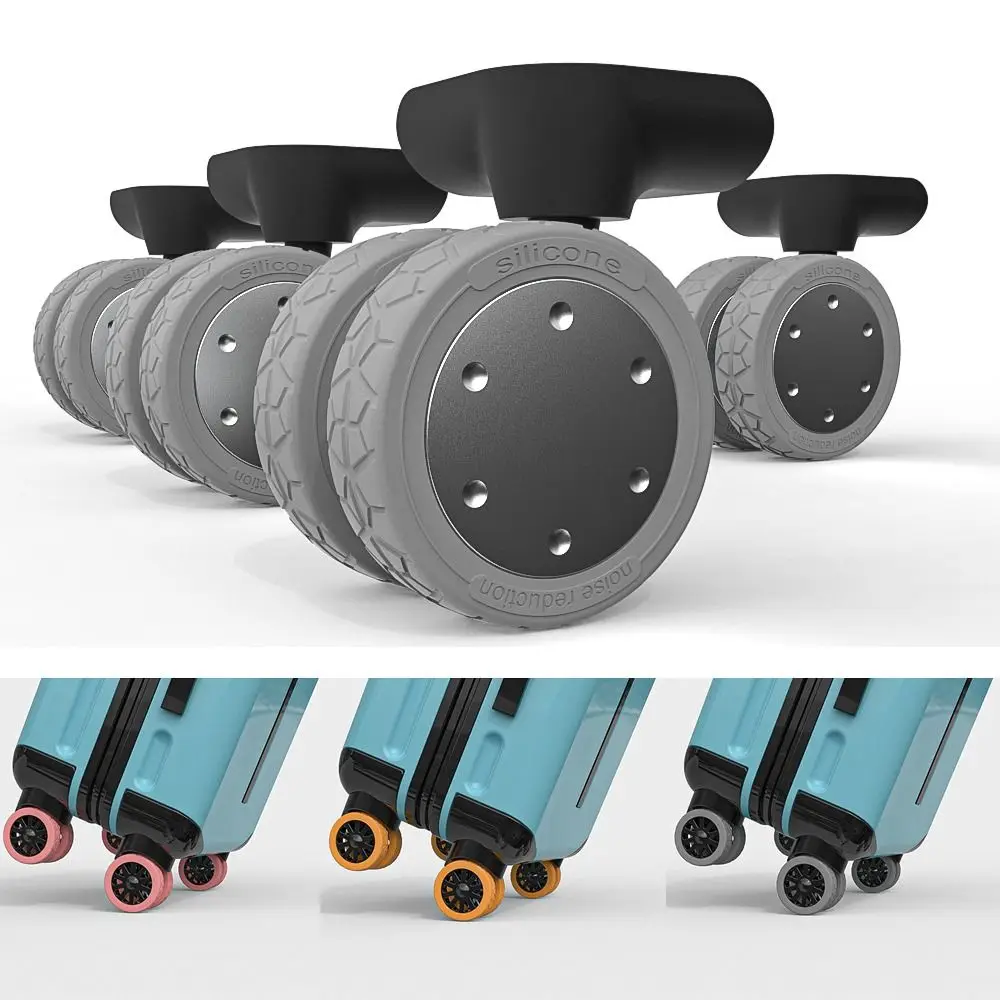 8Pcs Silicone Luggage Caster Shoes Reduce Noise Silent Sound Trolley Box Casters Cover Anti-abrasion
8Pcs Silicone Luggage Caster Shoes Reduce Noise Silent Sound Trolley Box Casters Cover Anti-abrasion