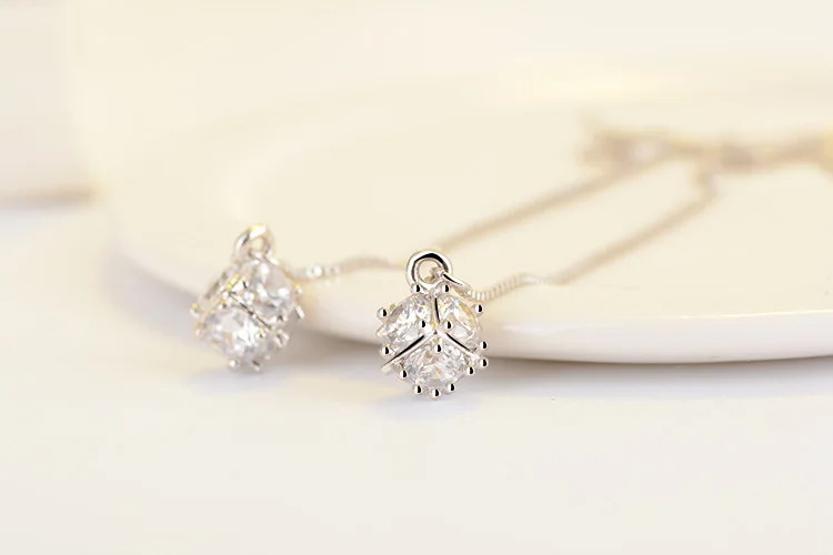 Korean Crystal Square Cube Long Tassel Exquisite 925 stamp silver color Jewelry Female Temperament Dangle Earrings 18 Mallzona Sc4e80214b60c43328aeeec14f5a7eb117 Korean Crystal Square Cube Long Tassel Exquisite 925 stamp silver color Jewelry Female Temperament Dangle Earrings Mallzona
