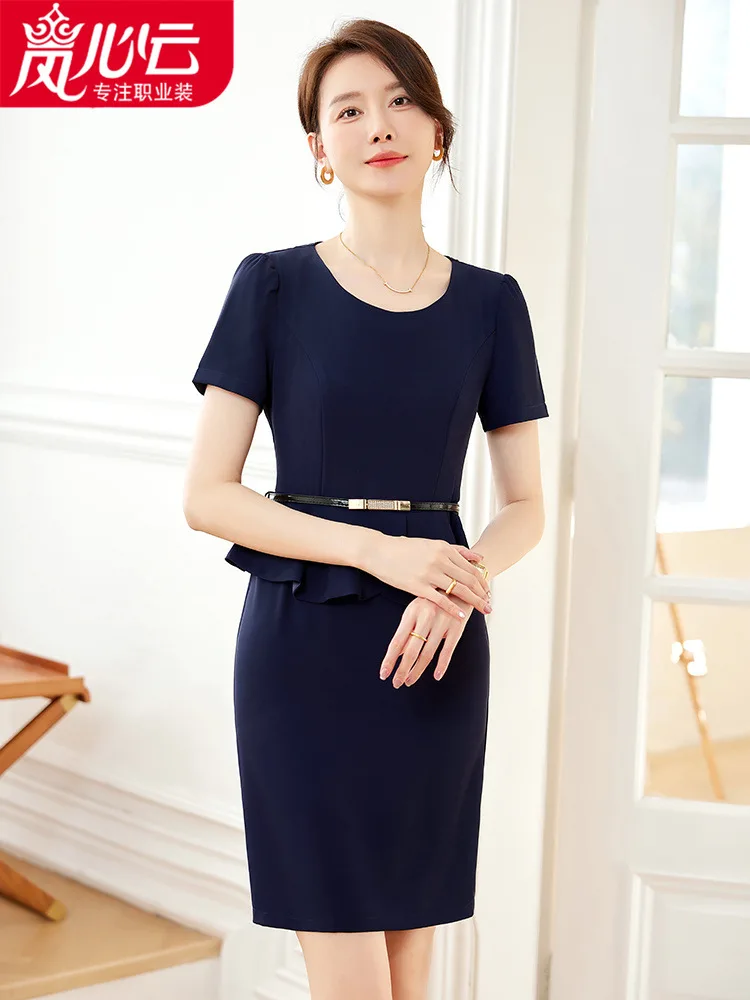 Женское деловое платье с коротким рукавом, приталенное стильное ювелирное изделие в стиле богини, для салона красоты, для сцены, на лето
Женское деловое платье с коротким рукавом, приталенное стильное ювелирное изделие в стиле богини, для салона красоты, для сцены, на лето