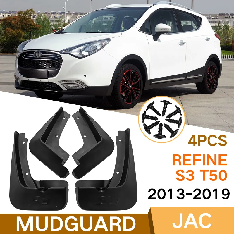 For JAC Refine S3 T50 2013-2019 Car Molded Mud Flaps Splash Guards Mudguards Front Rear Styling Front rear Car Accessories
For JAC Refine S3 T50 2013-2019 Car Molded Mud Flaps Splash Guards Mudguards Front Rear Styling Front rear Car Accessories
