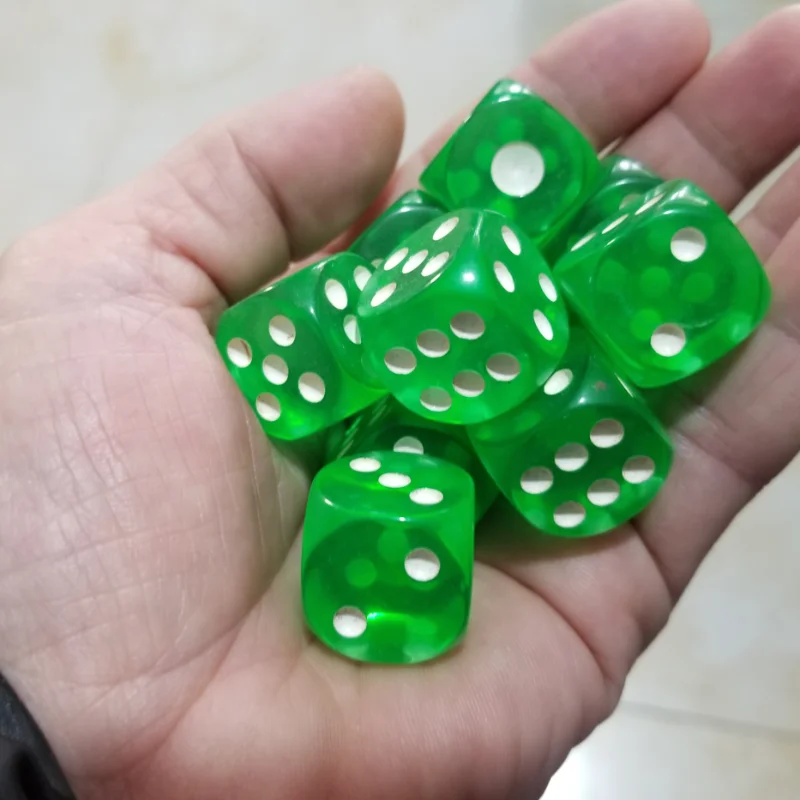 10Pcs/SetAcrylic Rounded Green Dice, Bigger Plexiglass Sieve, Foreign Trade Products, New, 19mm
10Pcs/SetAcrylic Rounded Green Dice, Bigger Plexiglass Sieve, Foreign Trade Products, New, 19mm