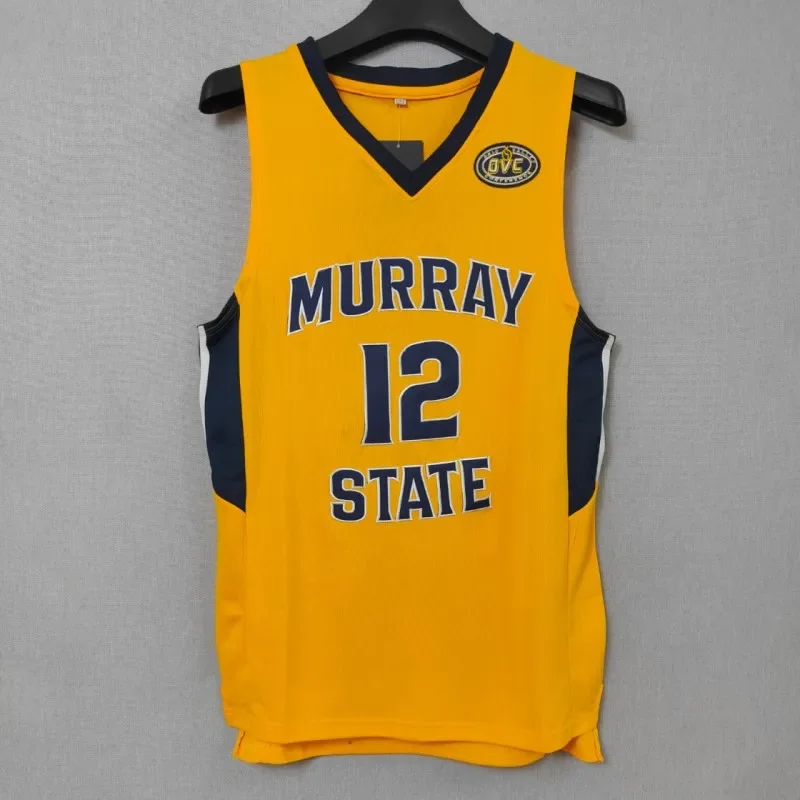 

Basketball Jersey Men Oversize 12 Ja Morant Murray State Embroidery Sewing Breathable Athletics Sport Street Hip Hop Sportswear