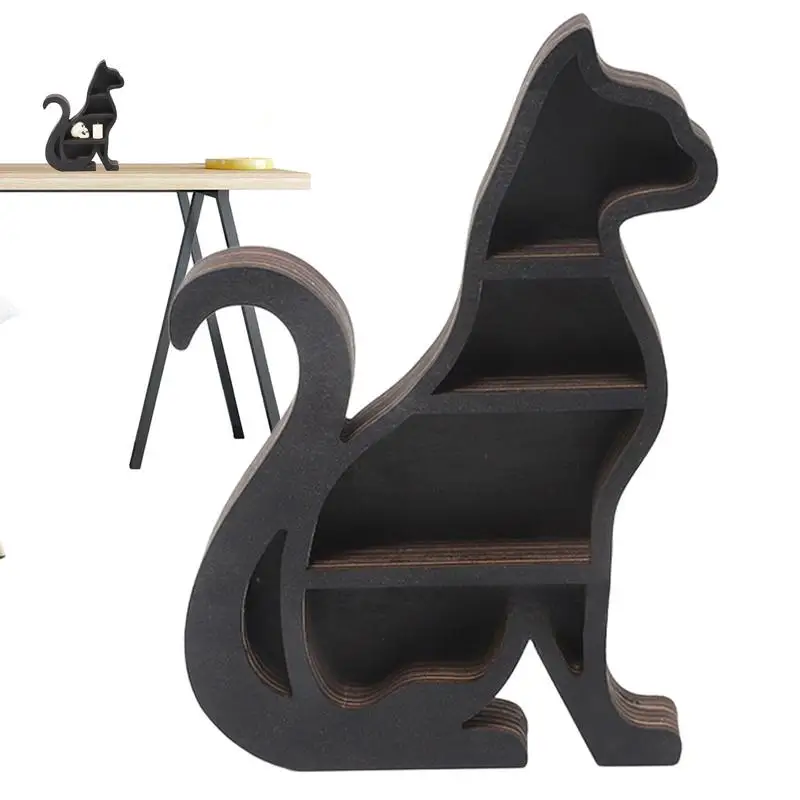 Деревянный Хрустальный держатель, Хрустальная полка в форме животного, легкая Хрустальная настенная полка, Хрустальный держатель для шкафов в спальне