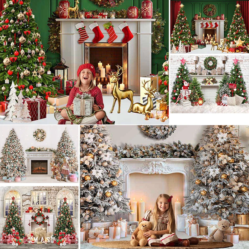 Christmas Fireplace Photo Background Xmas Tree Socks Children Portraits Family Party Decorations Studio Photography Props Banner
Christmas Fireplace Photo Background Xmas Tree Socks Children Portraits Family Party Decorations Studio Photography Props Banner