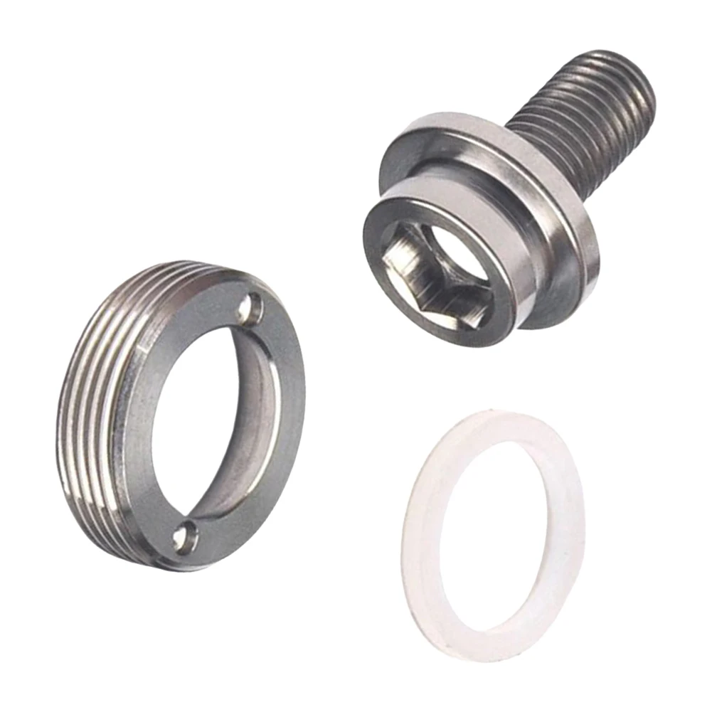 Bolt Bottom Bracket Screw Portable Practical Replacement Titanium Alloy With Dust Cover CNC Gray Hex Brand New
Bolt Bottom Bracket Screw Portable Practical Replacement Titanium Alloy With Dust Cover CNC Gray Hex Brand New