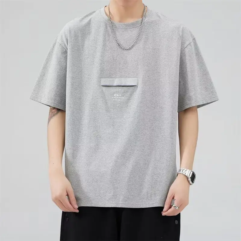 Korean design new short-sleeved T-shirt for men in summer thin trendy loose and versatile retro Japanese half-sleeved niche top
Korean design new short-sleeved T-shirt for men in summer thin trendy loose and versatile retro Japanese half-sleeved niche top