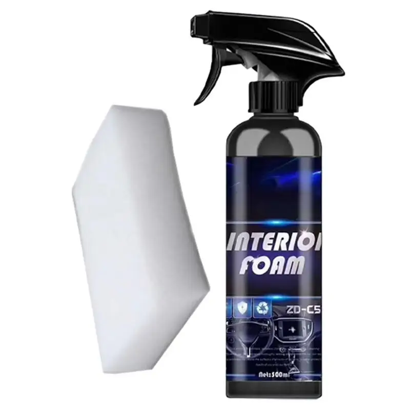 Car Interior Foam Cleaner 500ML Multifunctional Car Foam Cleaner Multifunctional Foam Cleaner, Powerful Decontamination Strong
Car Interior Foam Cleaner 500ML Multifunctional Car Foam Cleaner Multifunctional Foam Cleaner, Powerful Decontamination Strong